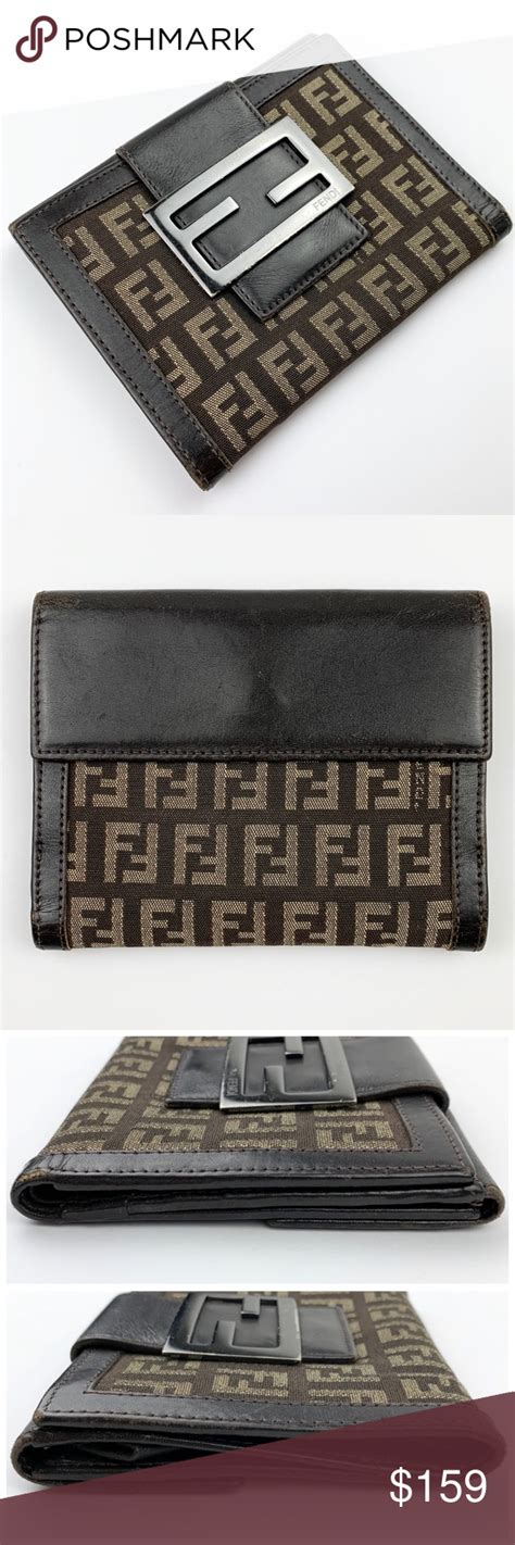 how to tell authentic fendi wallet|fendi men's long wallet.